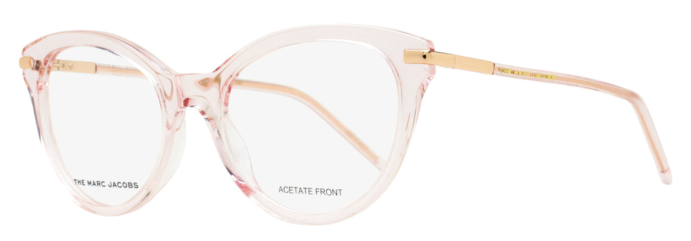 Marc Jacobs Flex Hinge Cat-Eye Eyeglasses Marc 617 35J Transparent Pink 52mm